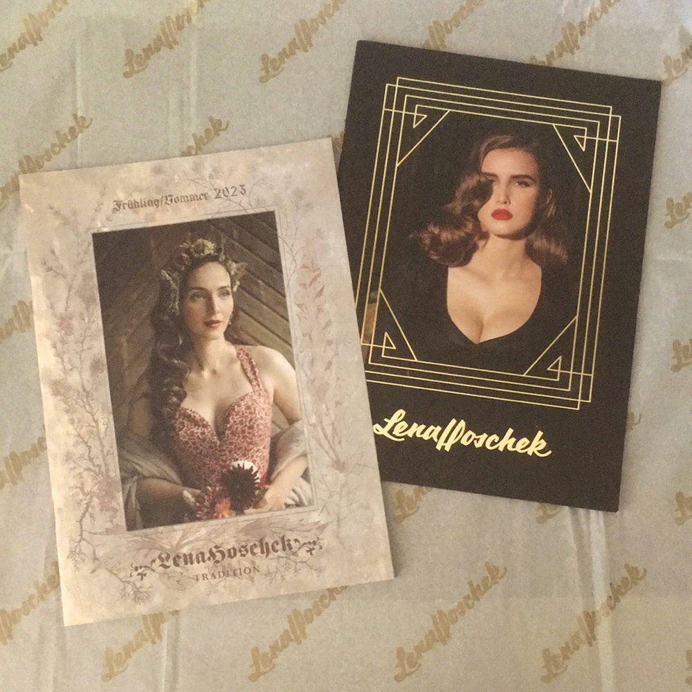 Two Lena Hoschek catalogs 2023